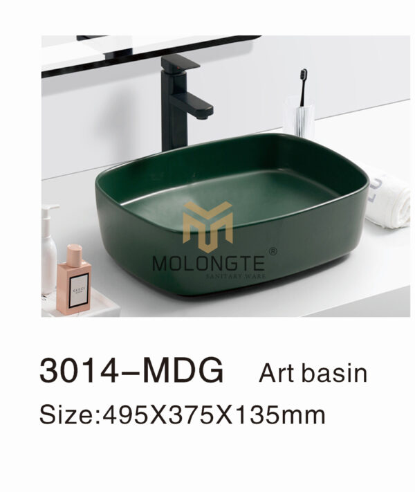 ceramic art basin matte3014-MDG