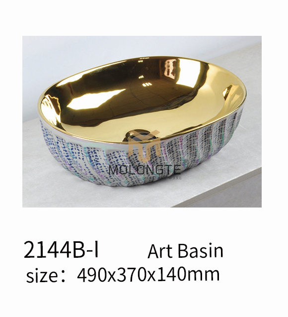 Ceramic art basin countertop 2144B-I