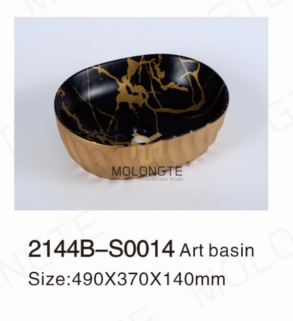 Ceramic basin countertop 2144B-S0014