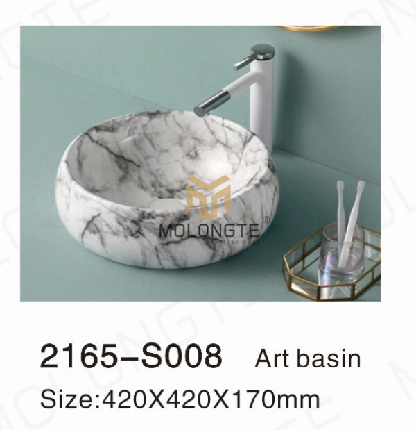 Ceramic basin countertop 2165-S008