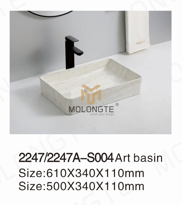 Ceramic basin countertop 2247-S004 2247A-S004
