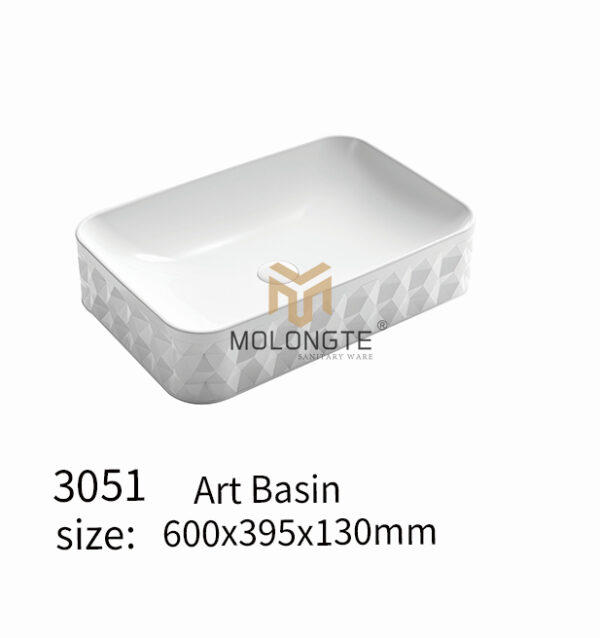 Ceramic basin countertop  3051
