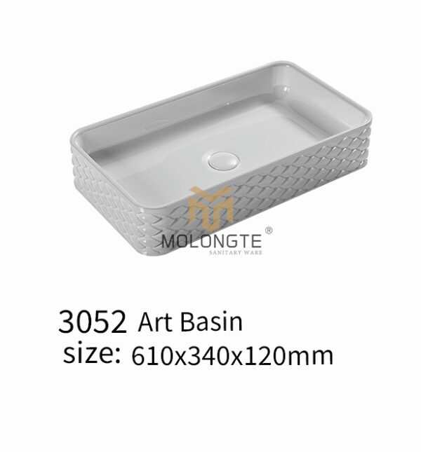 Ceramic basin countertop  3052