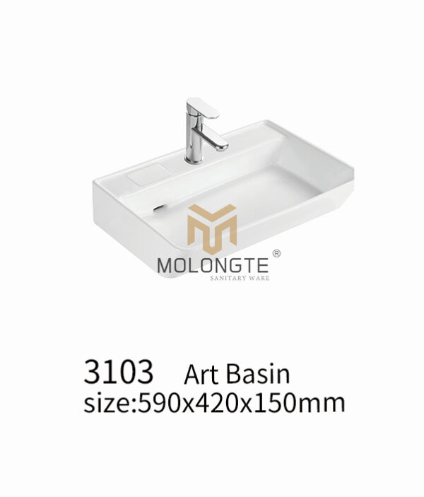 Ceramic basin countertop 3103