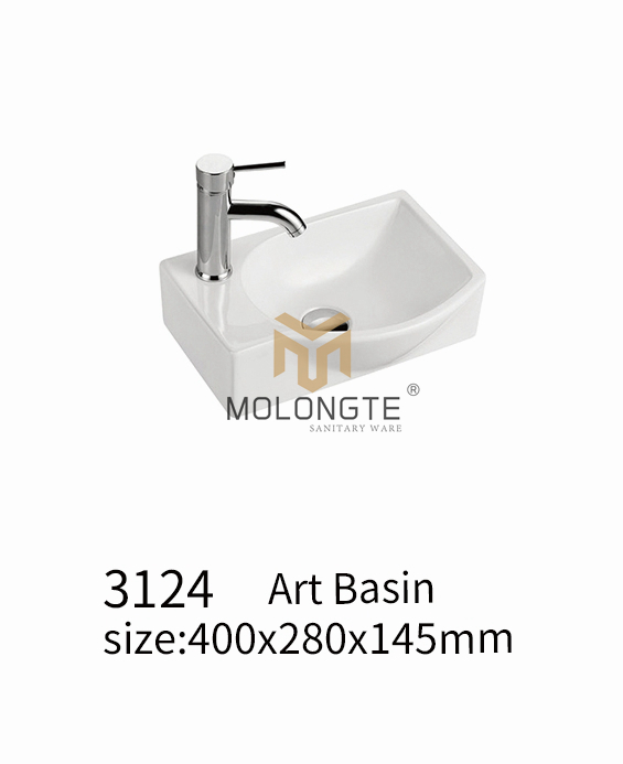Ceramic basin countertop 3124