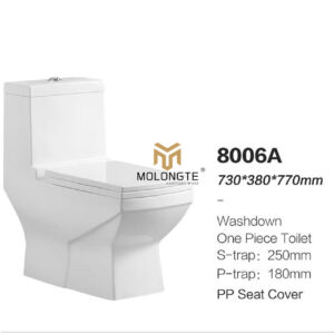 One piece toilet A8006A