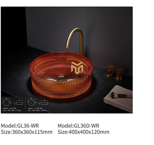 Glass basin GL36-WR GL36D-WR