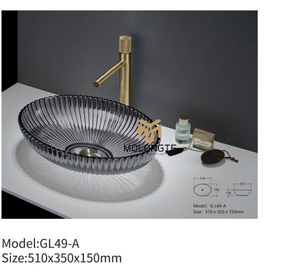 Glass basin GL49-A