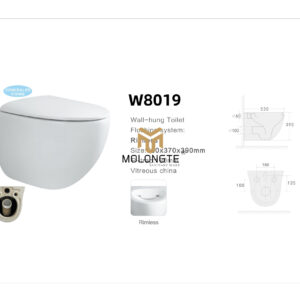 Wall-hung toilet W8019