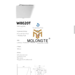Wall-hung toilet W8020T