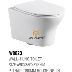Wall-hung toilet W8023