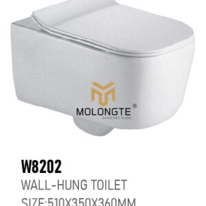 Wall-hung toilet W8202
