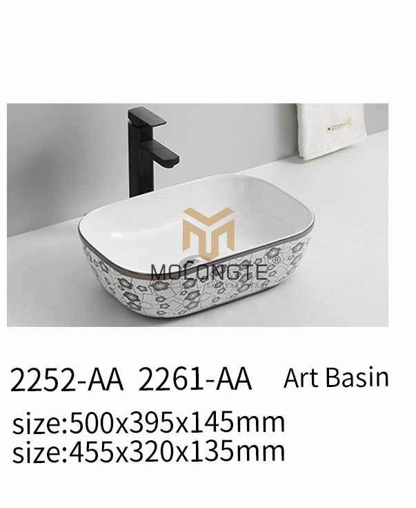 Ceramic basin countertop 2252-AA/2261-AA