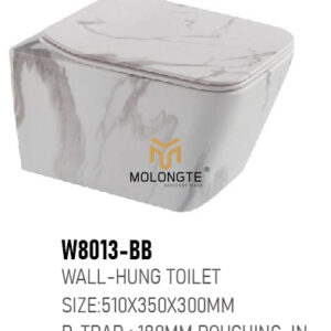 Wall-hung toilet W8013-BB